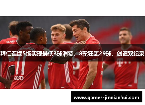 拜仁连续5场实现最低3球消费，8轮狂轰29球，创造双纪录